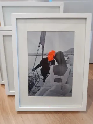 Marcos de fotos blancos Ikea