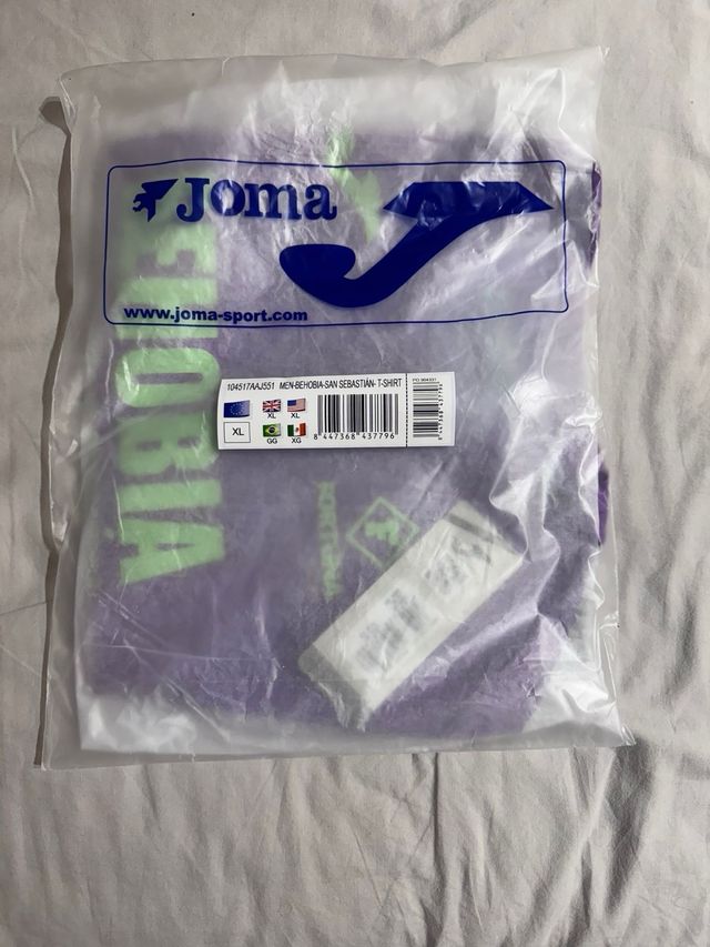 Camiseta Joma Behobia Talla Única Morada