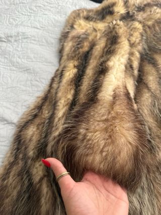Pelliccia volpe marrone