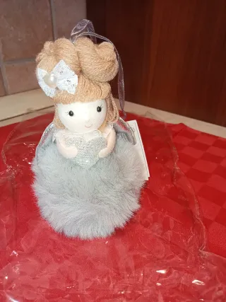 Angelo in tessuto con cuore