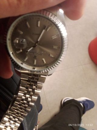 Reloj Rolex Quartz Dorado y Plateado