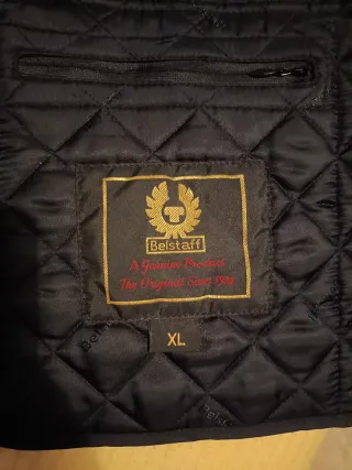 Chaleco Belstaff Negro Talla XL Nuevo