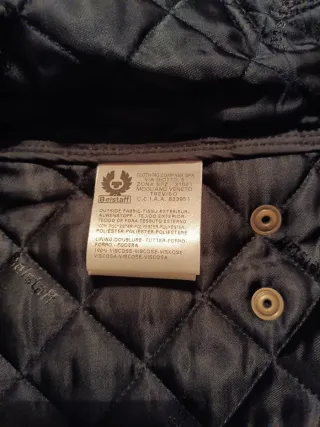 Chaleco Belstaff Negro Talla XL Nuevo