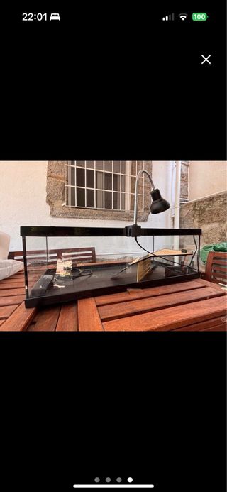 Terrario grande para tortugas