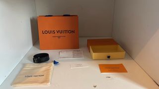 Bracciale Louis Vuitton Nero Argento