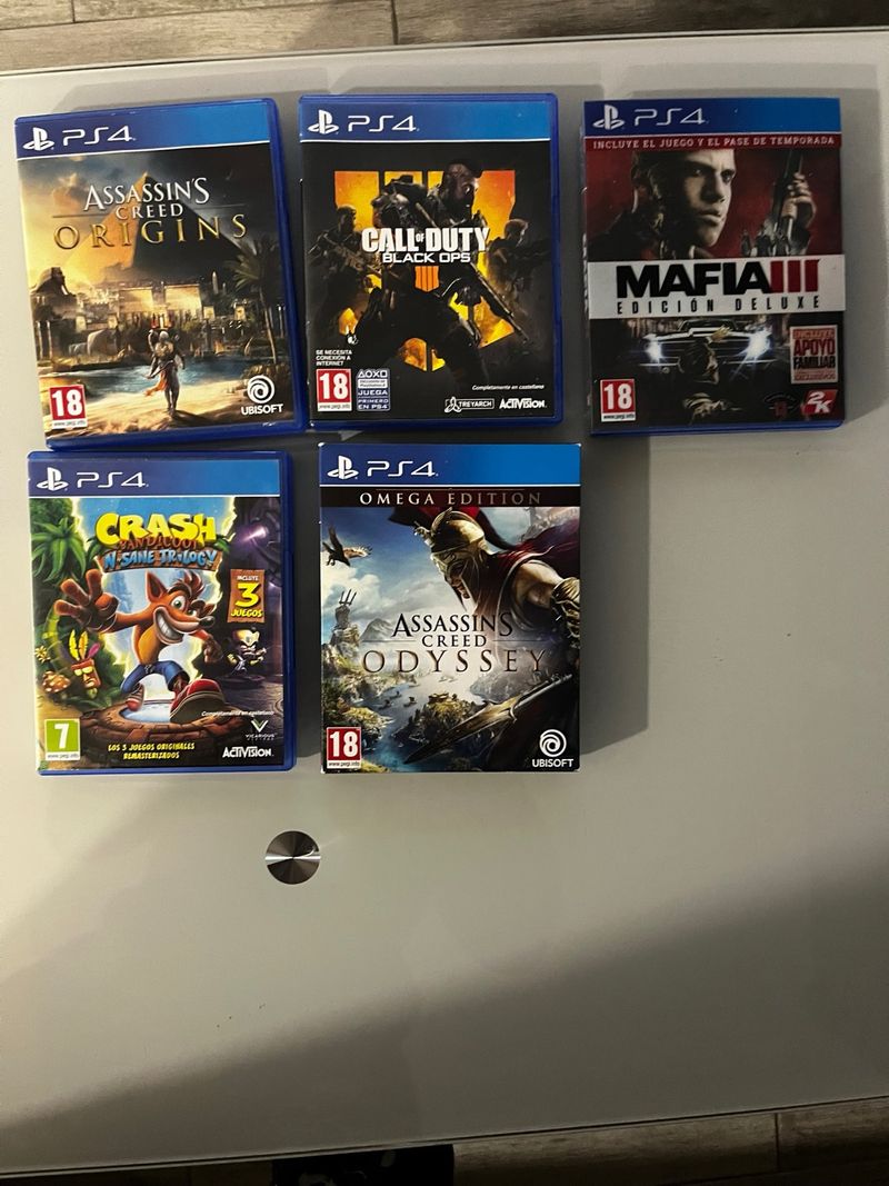 Imagen de Pack Juegos PS4: Assassin's Creed, Mafia III, Cras