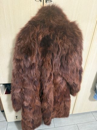 Pelliccia volpe  lunga rossiccia