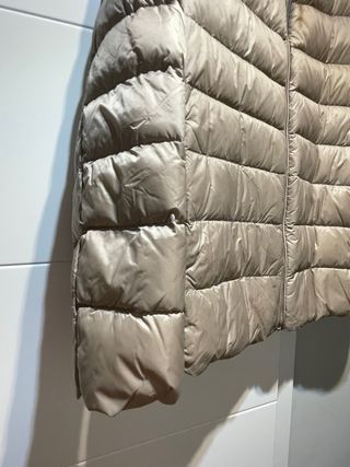 Chaqueta mujer Plumas ligero Beige Talla L