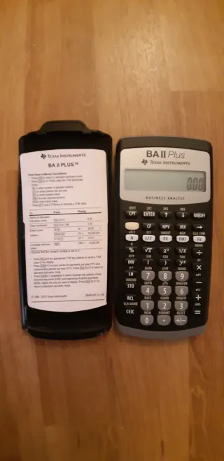 Calculadora Financiera Texas Instruments BA II Plu