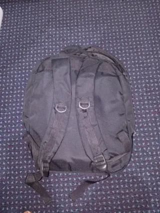 Mochila negra con logo Padel