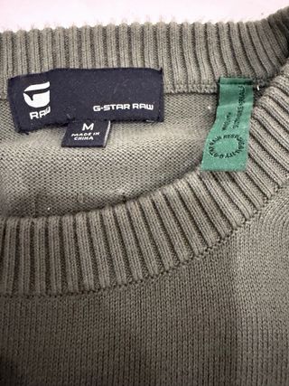 Jersey G-Star RAW Verde Talla M