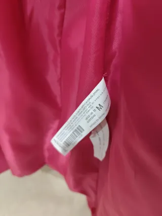 Americana Vestido Doble Botonadura Fucsia