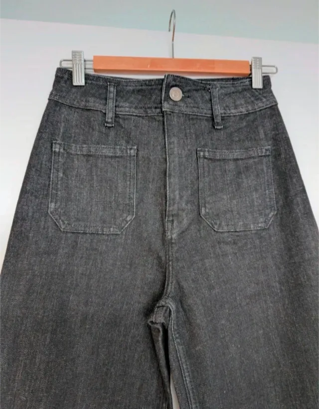 Zara Pantalones vaqueros Marine straight Patch 36