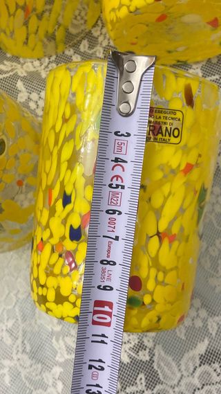 Bicchieri in vetro di Murano