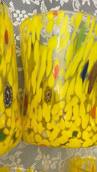 Bicchieri in vetro di Murano