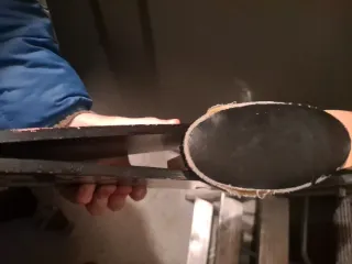 Bicicleta de madera para niños.