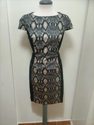 Vestido estampado serpiente