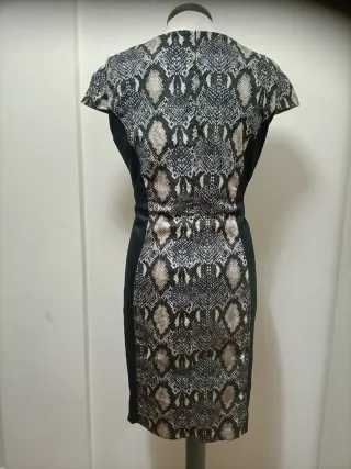 Vestido estampado serpiente