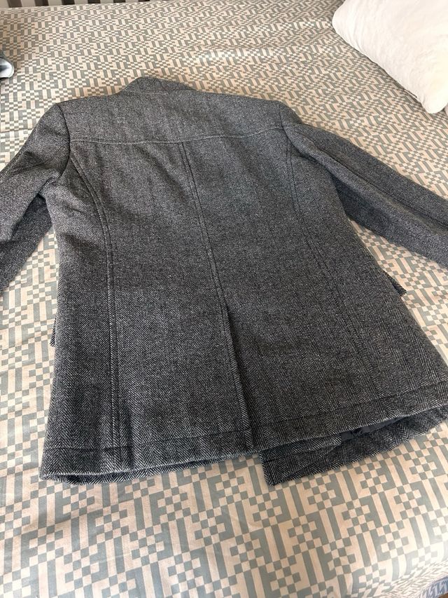 Abrigo de caballero gris