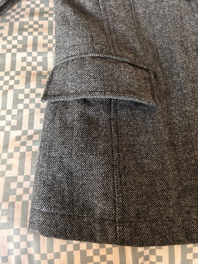 Abrigo de caballero gris