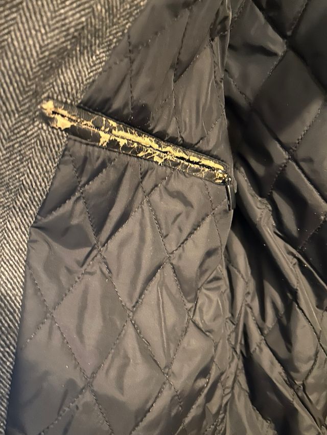 Abrigo de caballero gris