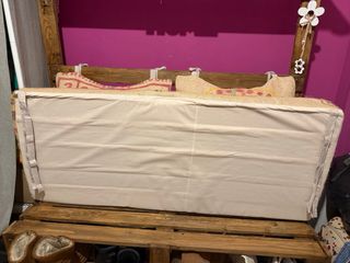 Mueble rústico madera y yute: banco y zapatero