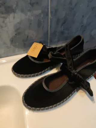 Bailarinas terciopelo  talla 39