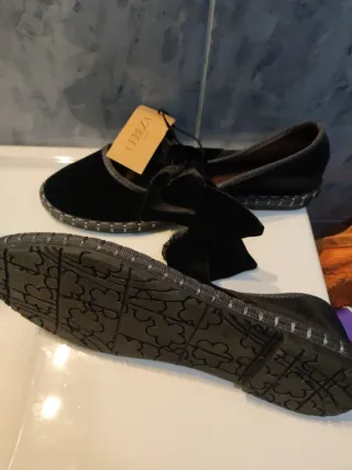 Bailarinas terciopelo talla 39