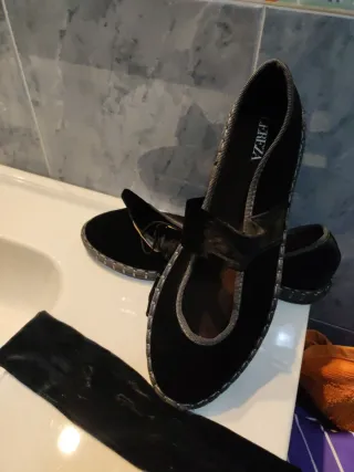 Bailarinas terciopelo talla 39