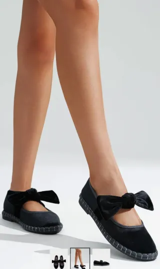 Bailarinas terciopelo  talla 39