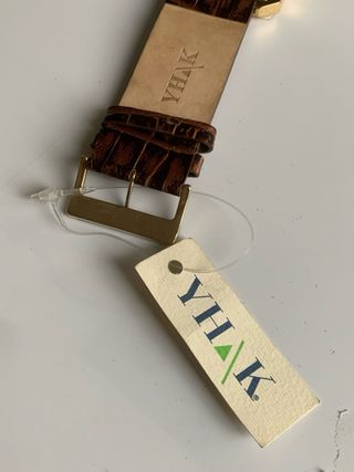 Orologio YHAK Rettangolare Oro Marrone