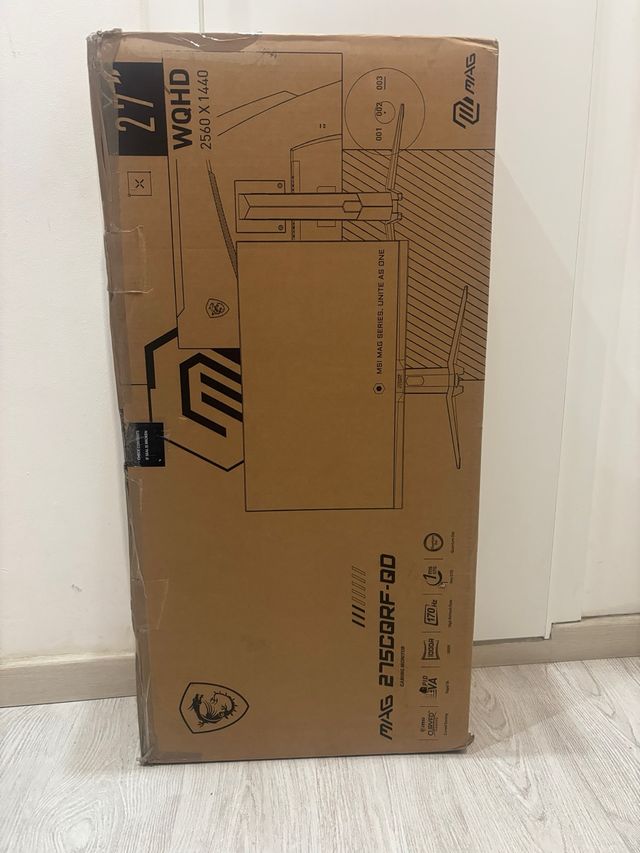 Monitor Curvo Gaming MSI MAG 275CQRF-QD 27”