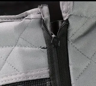 Cama plegable para mascota en negro