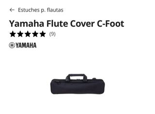 Funda Yamaha Flauta Travesera Negra