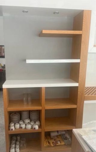 Mueble Panadería y Office con iluminación