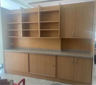 Mueble Panadería y Office con iluminación