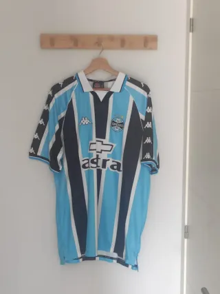 Camiseta Grêmio Retro. Ronaldinho 10. Talla XL