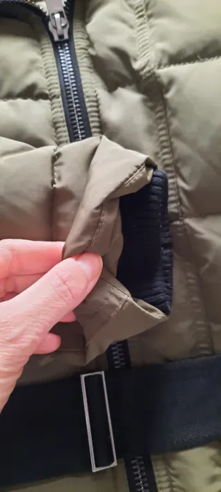 Abrigo Anorak Mujer Mango Verde Oliva