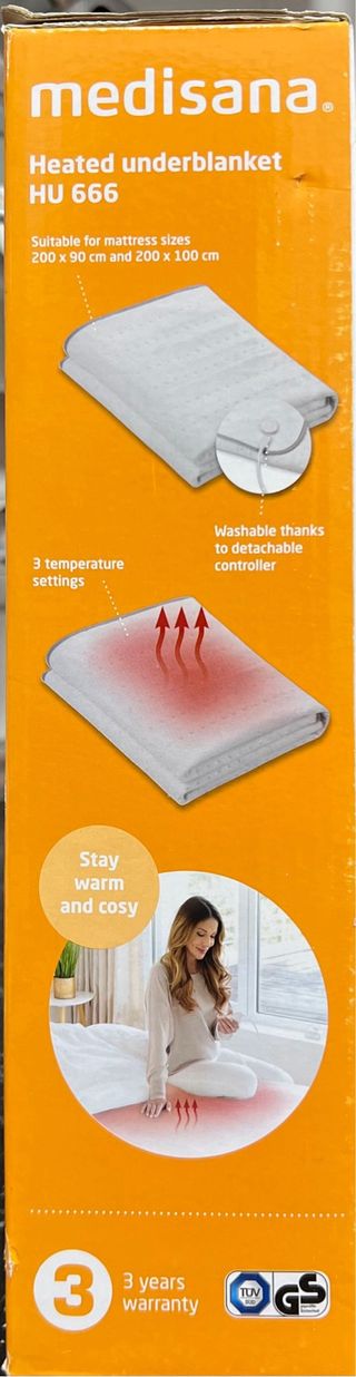 Manta de cama Eléctrica Medisana 200x90