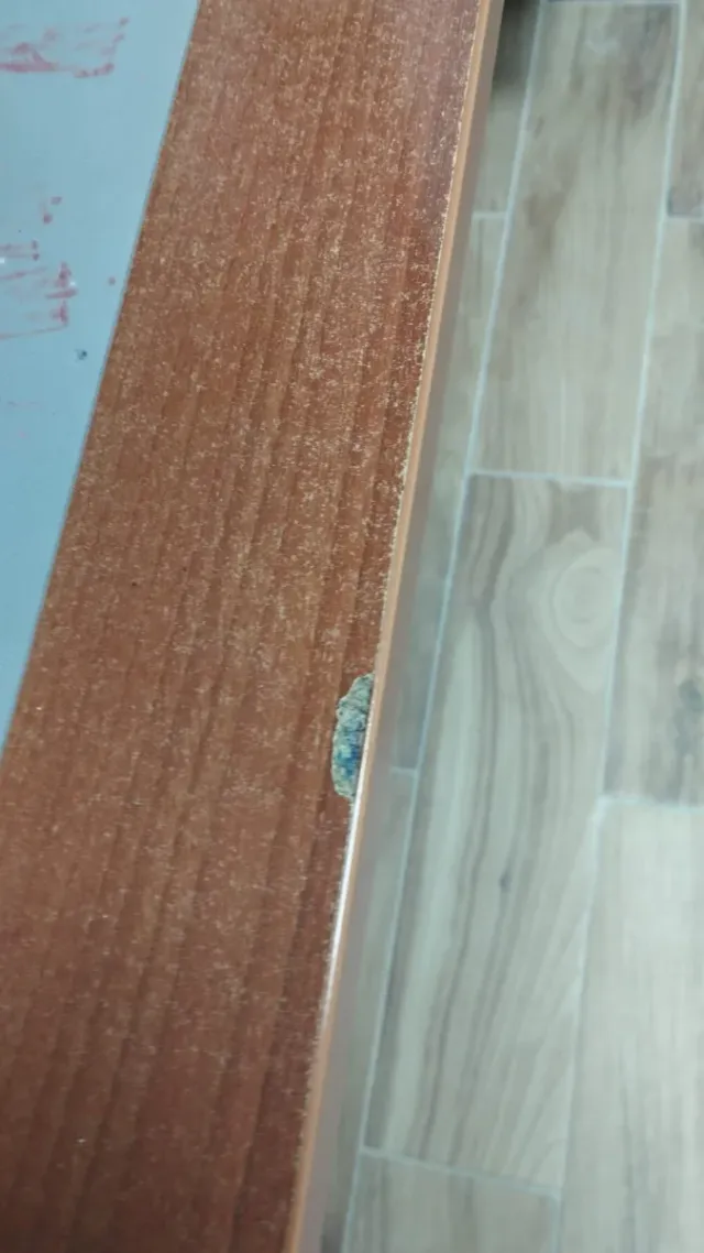 Escritorio madera y metal