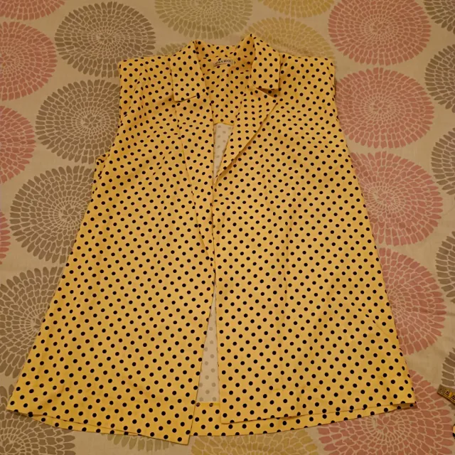 Conjunto chaleco y pantalón lunares