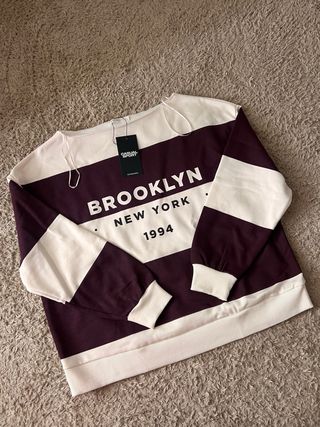 Sudadera Stradivarius Brooklyn New York 1994