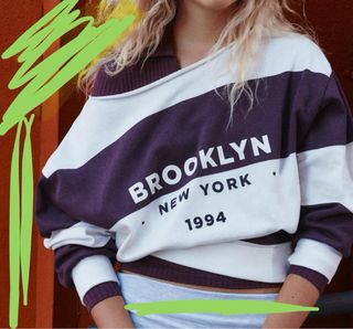 Sudadera Stradivarius Brooklyn New York 1994