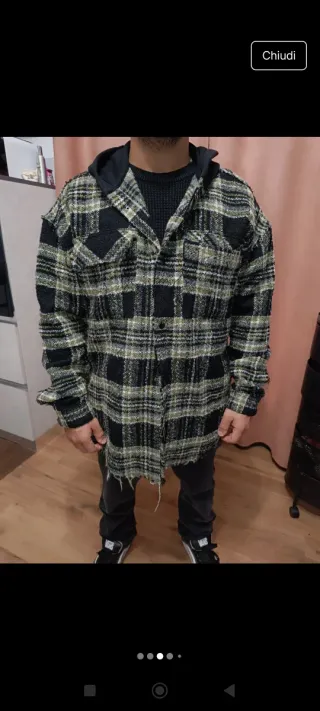 Giacca camicia uomo Bershka L