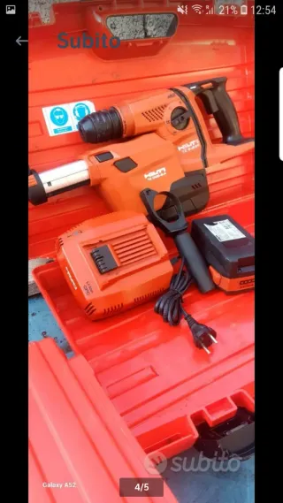 Tassellatore Hilti TE6 A36 con aspiratore