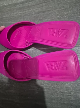 Zapatos Zara Talla 40 Fucsia