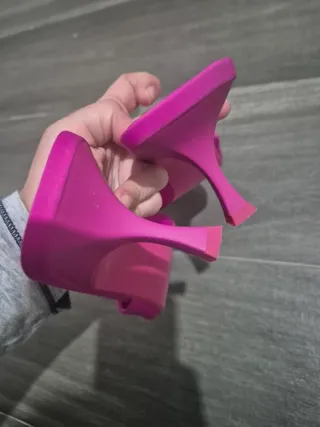 Zapatos Zara Talla 40 Fucsia