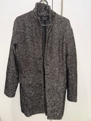 Cappottino Zara Man Uomo Grigio Nero
