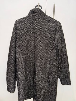 Cappottino Zara Man Uomo Grigio Nero