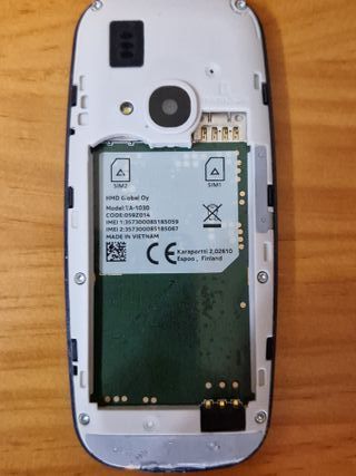 Móvil Nokia 3310 Retro Dual-SIM Azul/Blanco